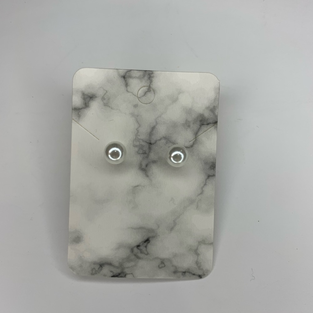 Pearl earrings